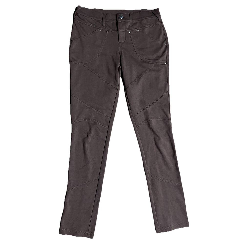 Free People Brown Jeggings Stretch Pants Sz 30 X 30‎ Mid Rise Riding Pants Vibe